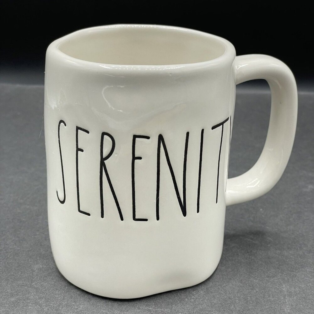 Rae Dunn "SERENITY” Artisan Collection Coffee Mug Magenta Tea Cup
